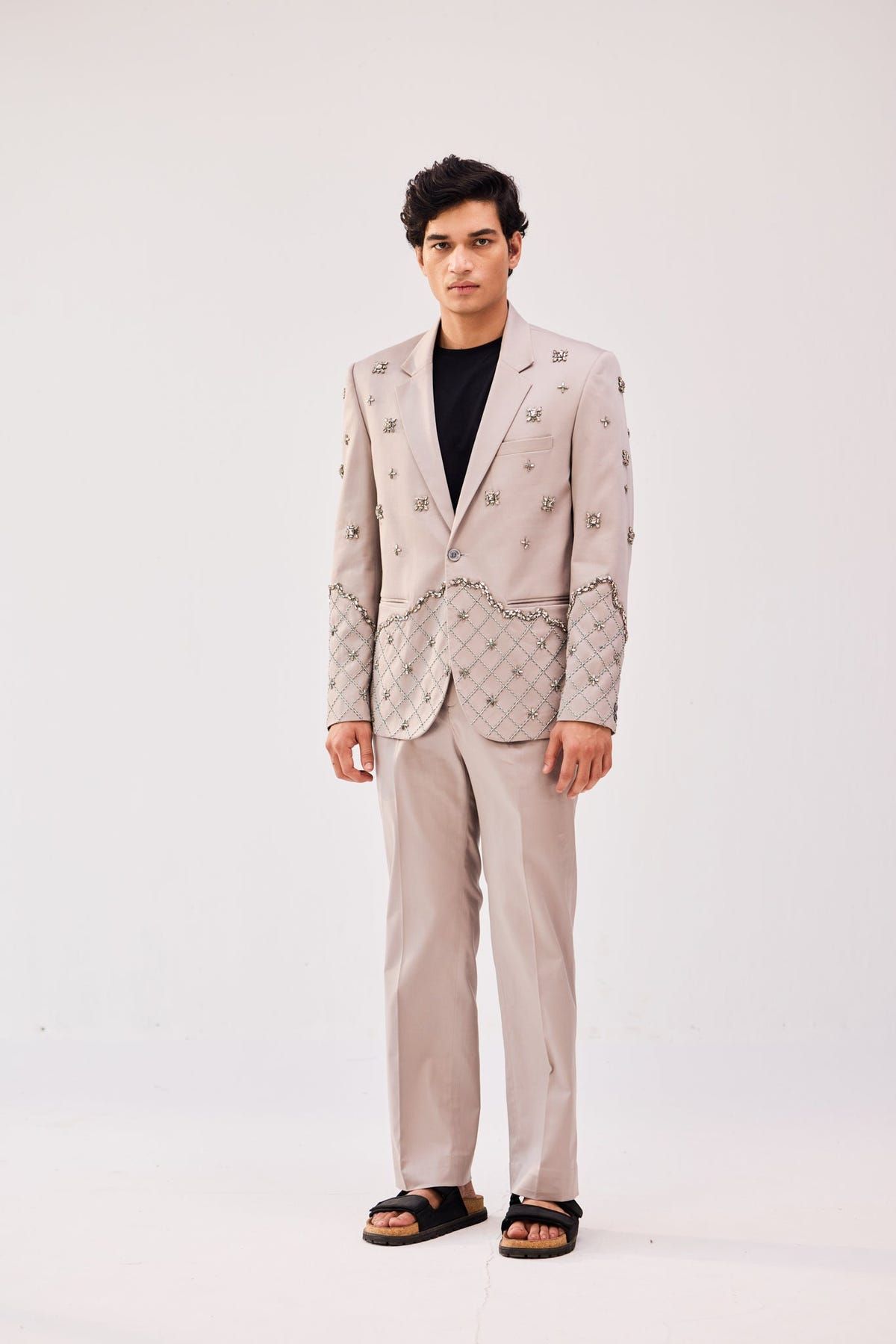 "Le Monte Carlo" hand embroidered blazer - image 2