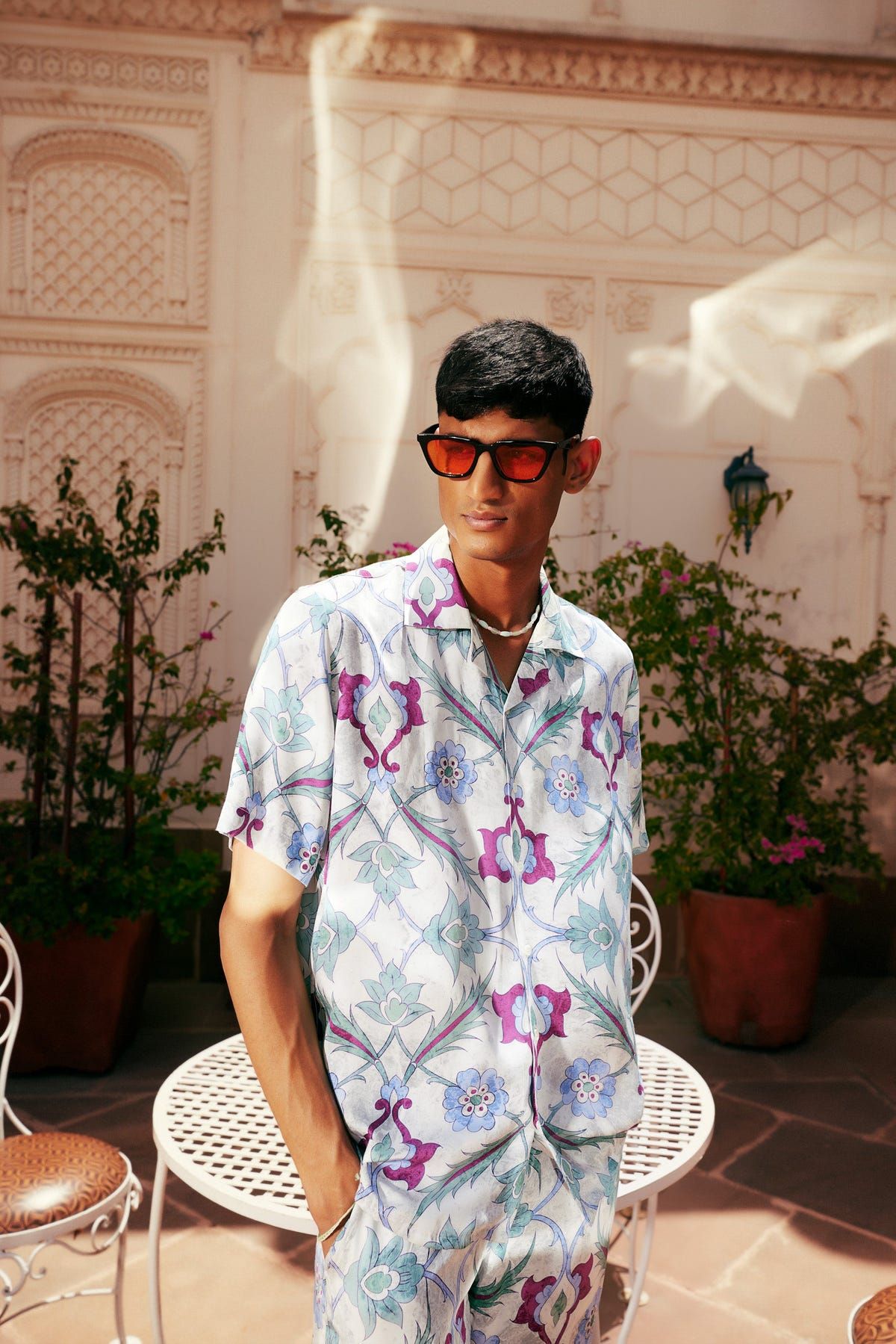 Moroccan tiles shirt - image 2
