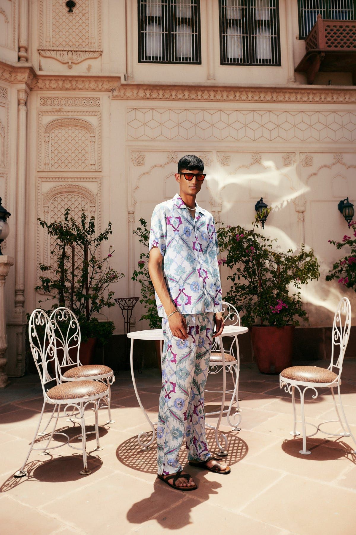 Moroccan tiles shirt - image 5
