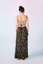 "The Elena" Pleated Cowl Aline Dress view 2