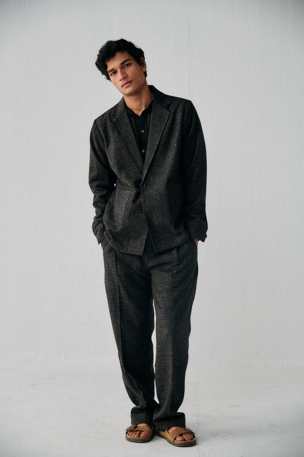 Perte D'ego — "Le Mont blanc" woolen blazer