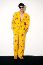 "Le Portofino" Hand Embroidered Casual Wedding Blazer view 1