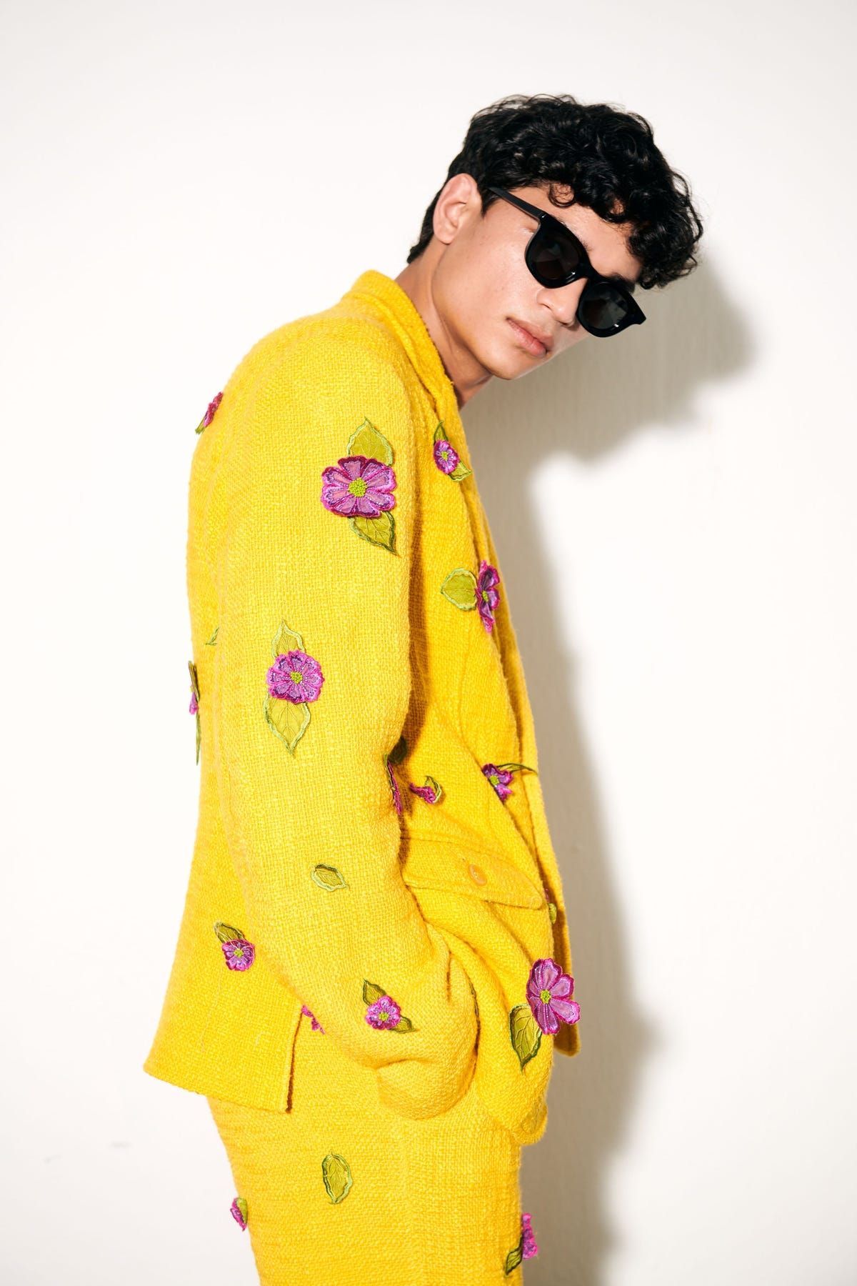 "Le Portofino" Hand Embroidered Casual Wedding Blazer - image 5