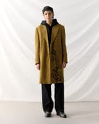 Floral embroidered Wool Overcoat view 1