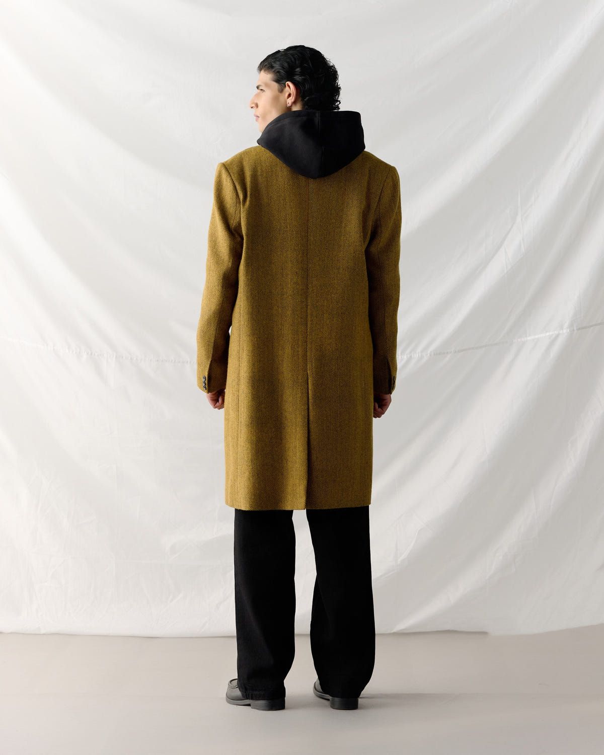 Floral embroidered Wool Overcoat - image 3