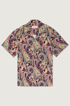 Purple paisley shirt view 5