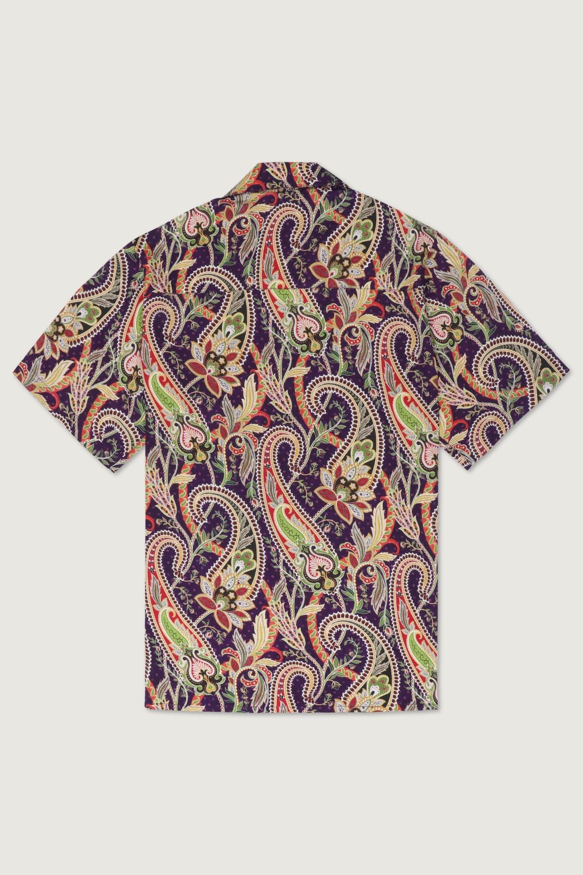 Purple paisley shirt - image 7