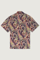 Purple paisley shirt view 7