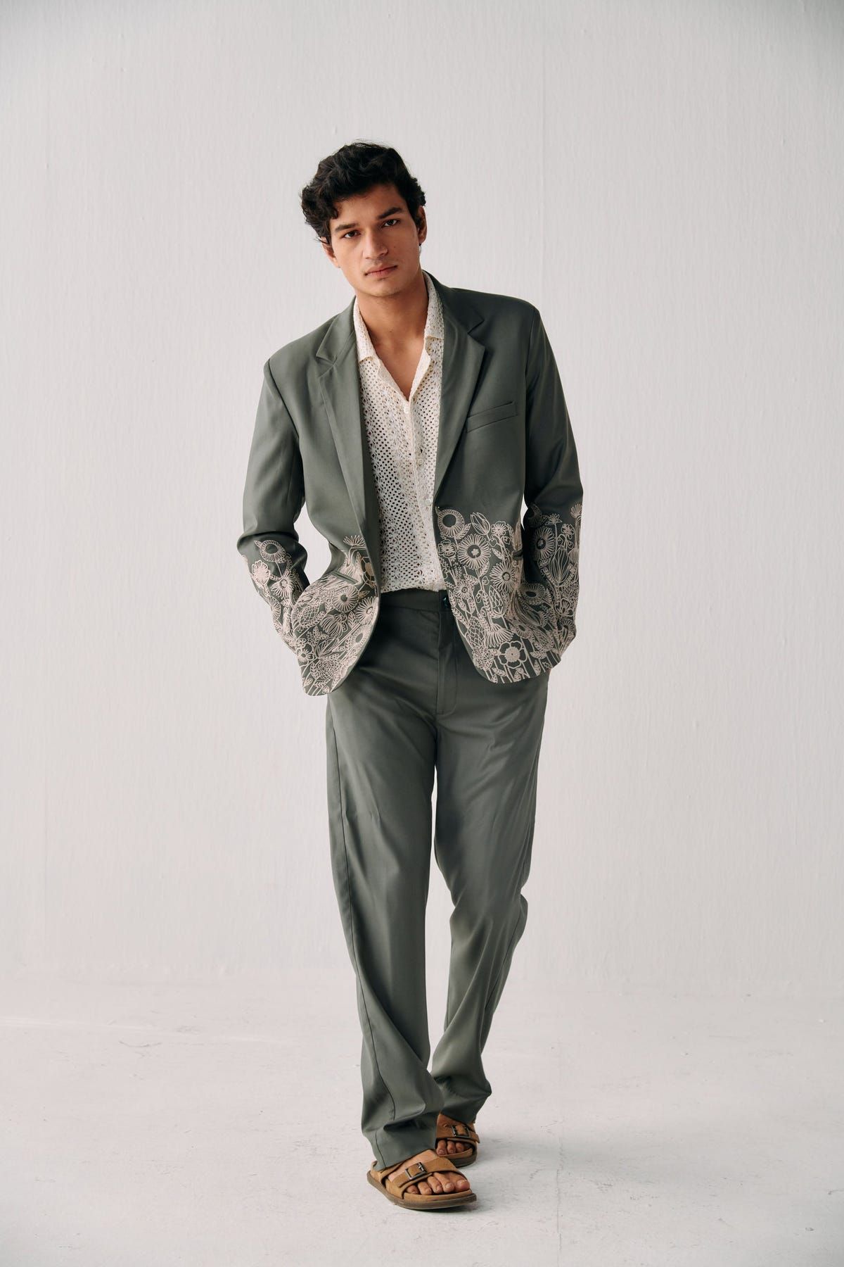 Formal pants- Sage green - image 1
