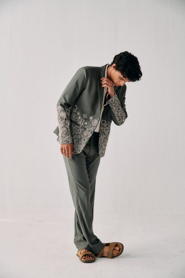 Perte D'ego — Formal pants- Sage green