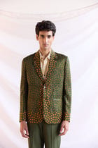 Marigold evening blazer view 1