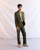 Marigold evening blazer view 3