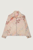 Vintage faded print jacket view 1