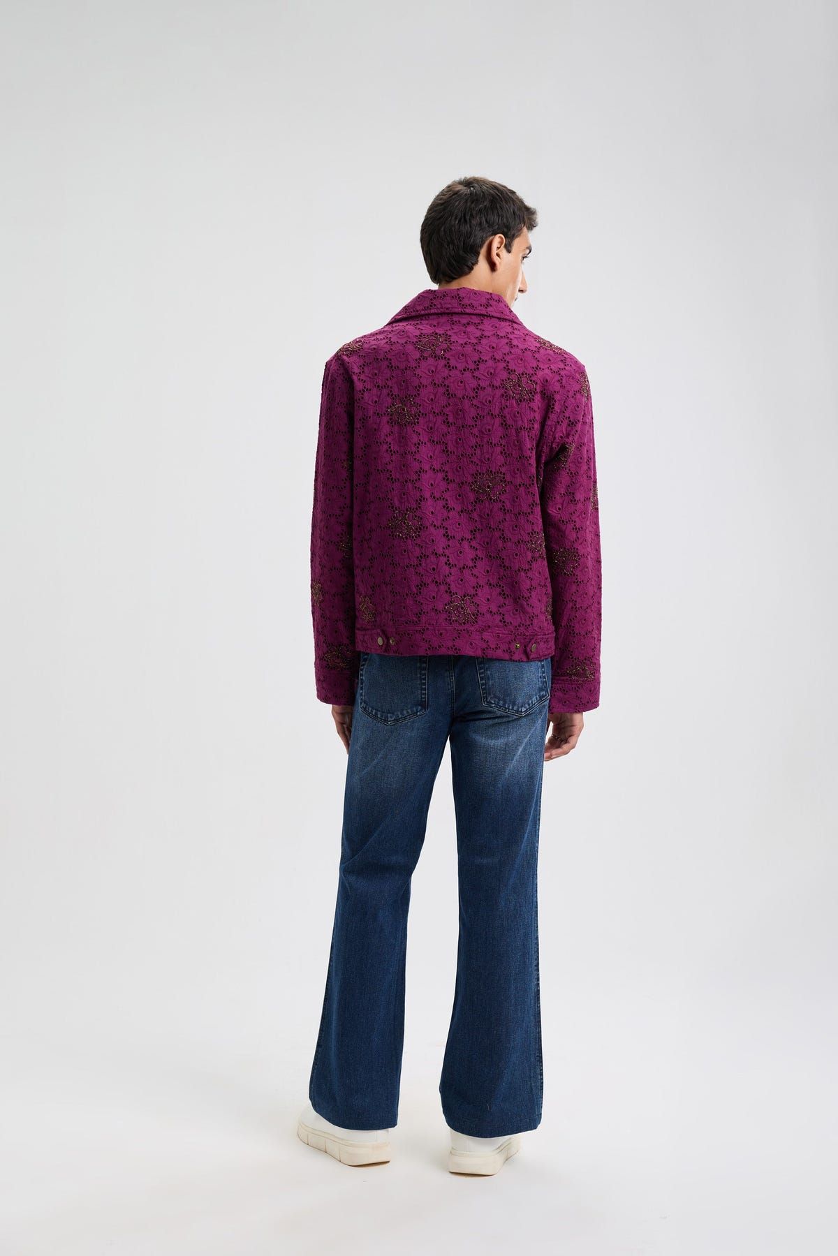 "Le Vienna" hand embellished zip up jacket - image 4
