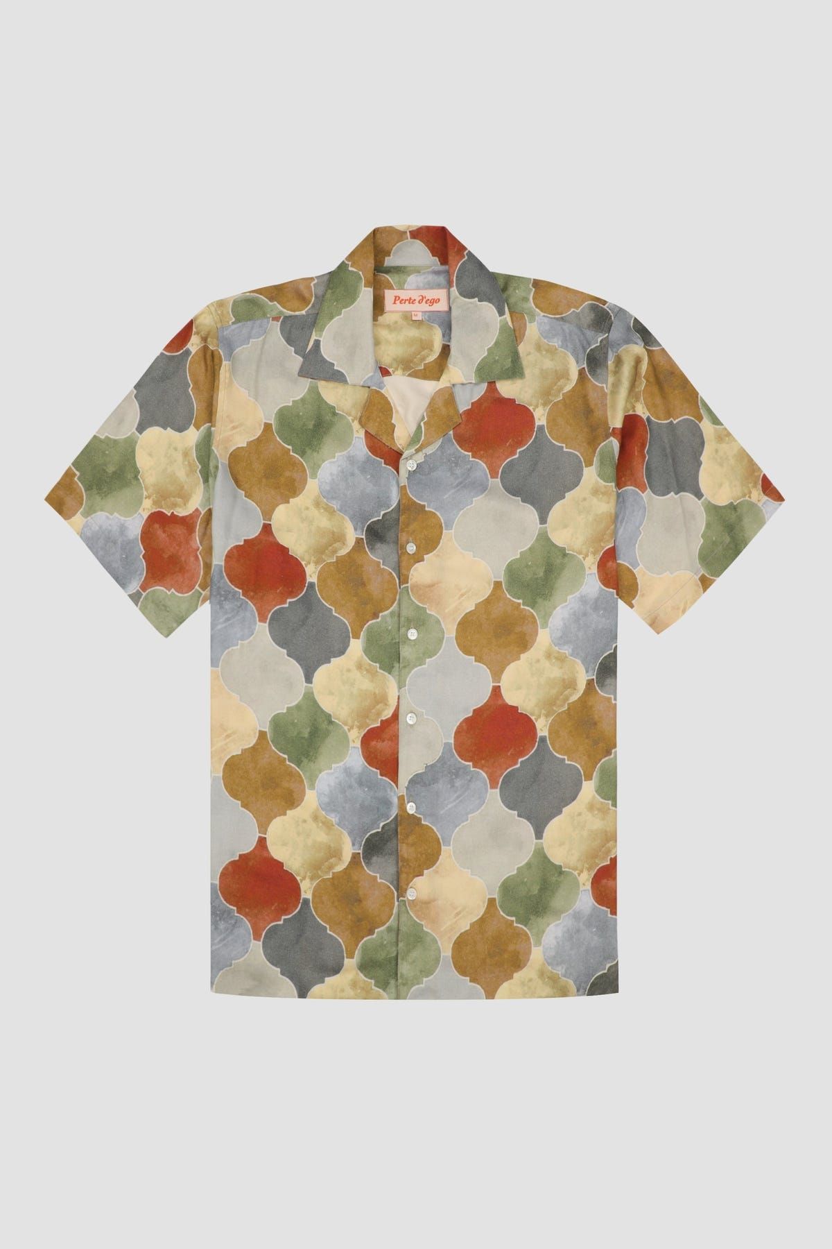 Tiles print half sleeves shirt - image 1
