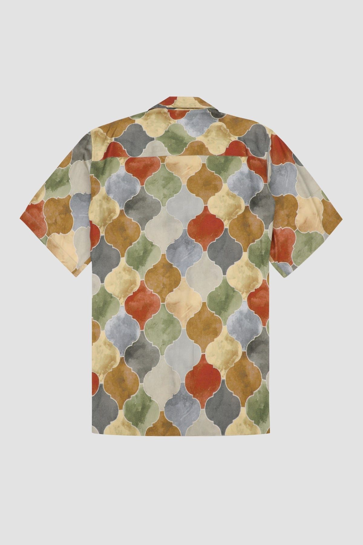 Tiles print half sleeves shirt - image 2