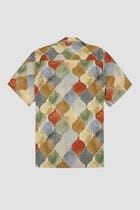 Tiles print half sleeves shirt view 2