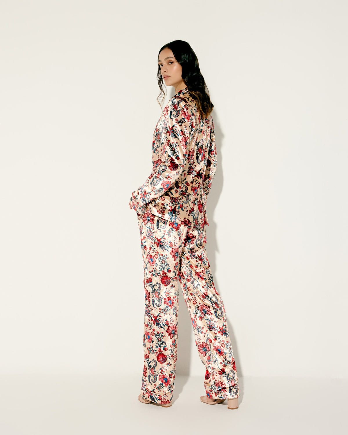 "Le Tuscany" velvet blazer - image 3