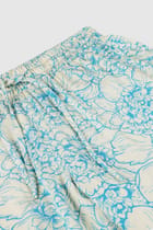 Rose cluster print lounge pants view 3
