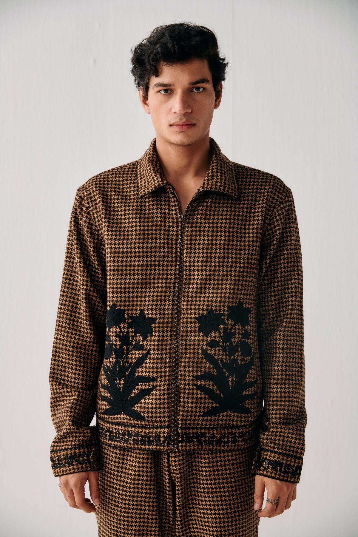 Gulmarg hand embroidered woolen jacket - image 1