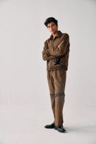 Gulmarg hand embroidered woolen jacket view 4