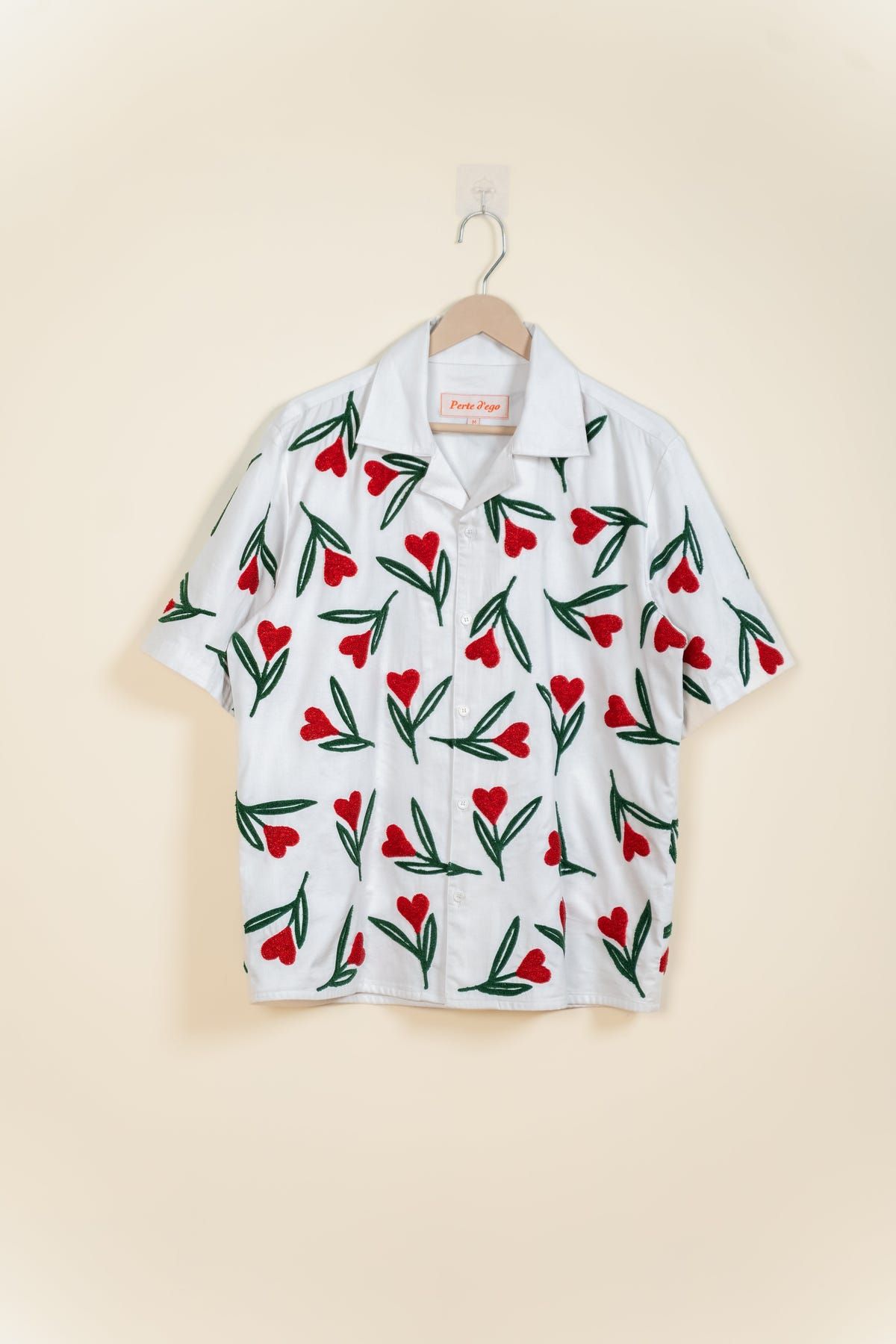 “Garden of love” hand embroidered shirt - image 1