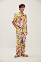 Floral sketch shirt view 1