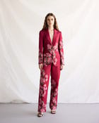 Floral print Straight Fit Pants view 3