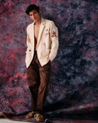Wild Flowers Hand Embroidered Casual Wedding Blazer view 3