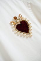 Velvet hearts appliqué shirt view 2