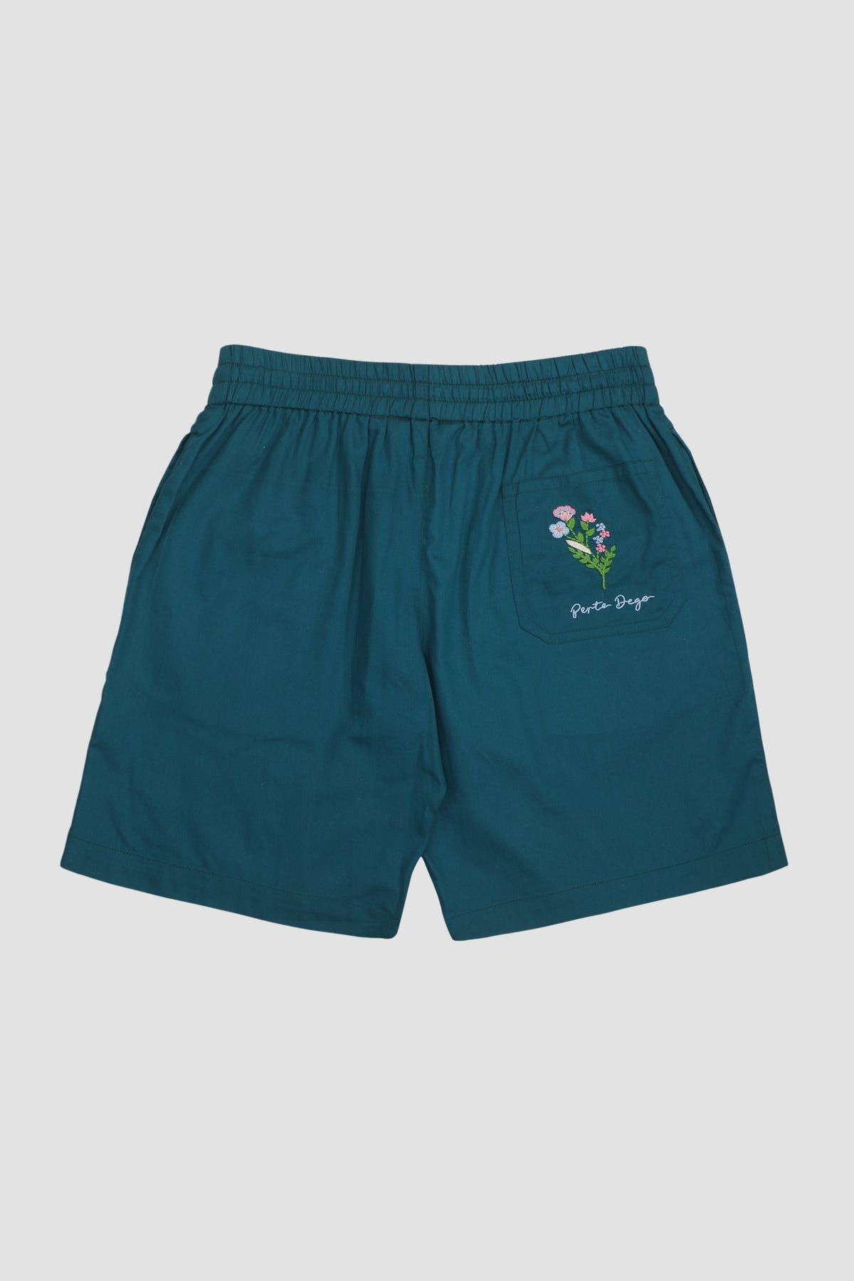 "Floral bunch" hand embroidered shorts - image 3