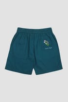 "Floral bunch" hand embroidered shorts view 3