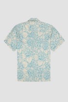 Rose cluster half sleeves shirt view 2