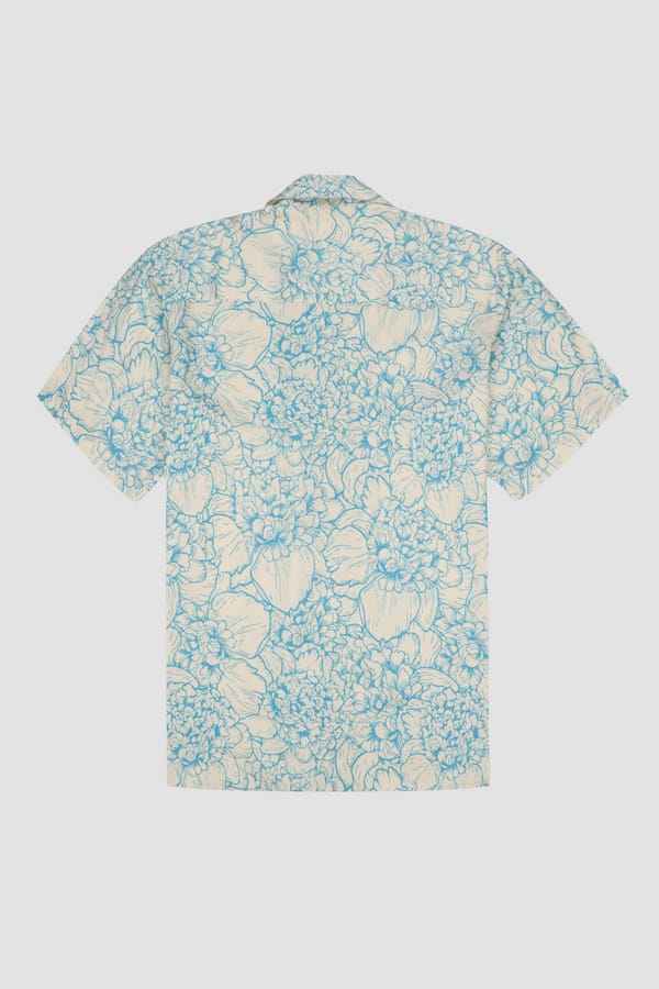 Perte D'ego — Rose cluster half sleeves shirt