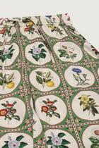 Botanical illustrations lounge pants- Green view 2