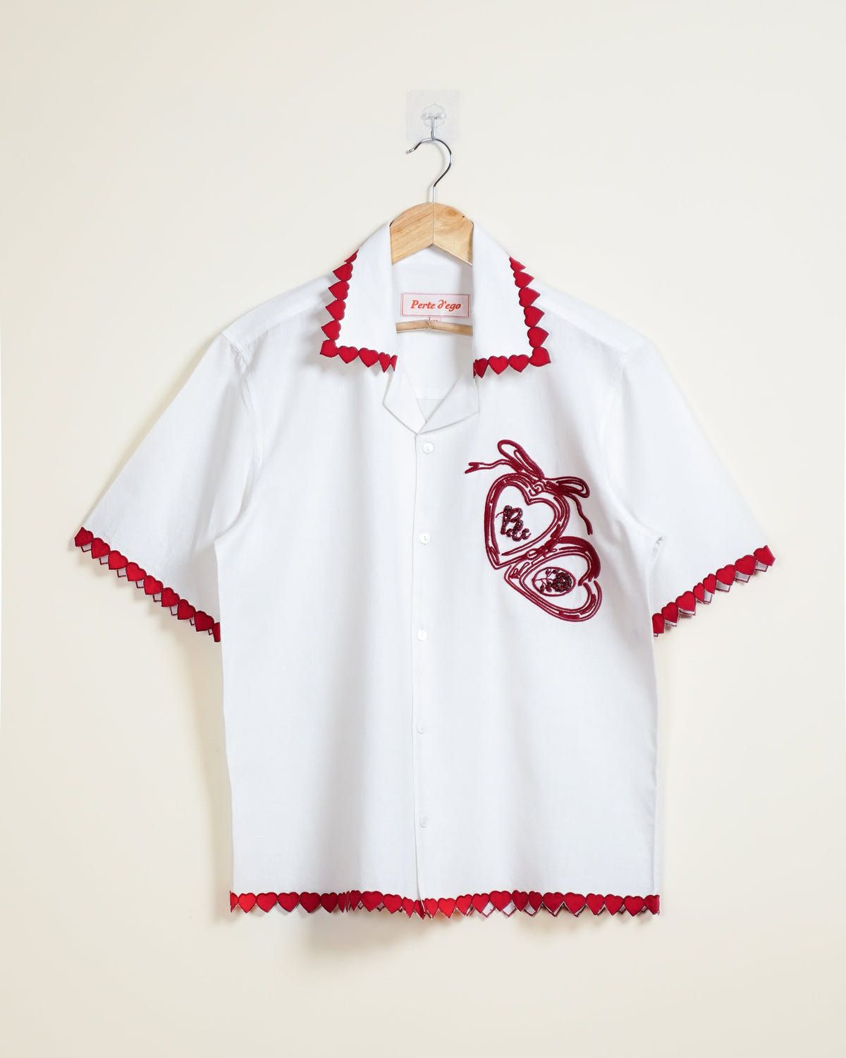 "Love locket" hand embroidered shirt - image 1