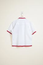 "Love locket" hand embroidered shirt view 5