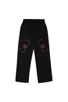 "Le Sicily" embroidered lounge pants view 3