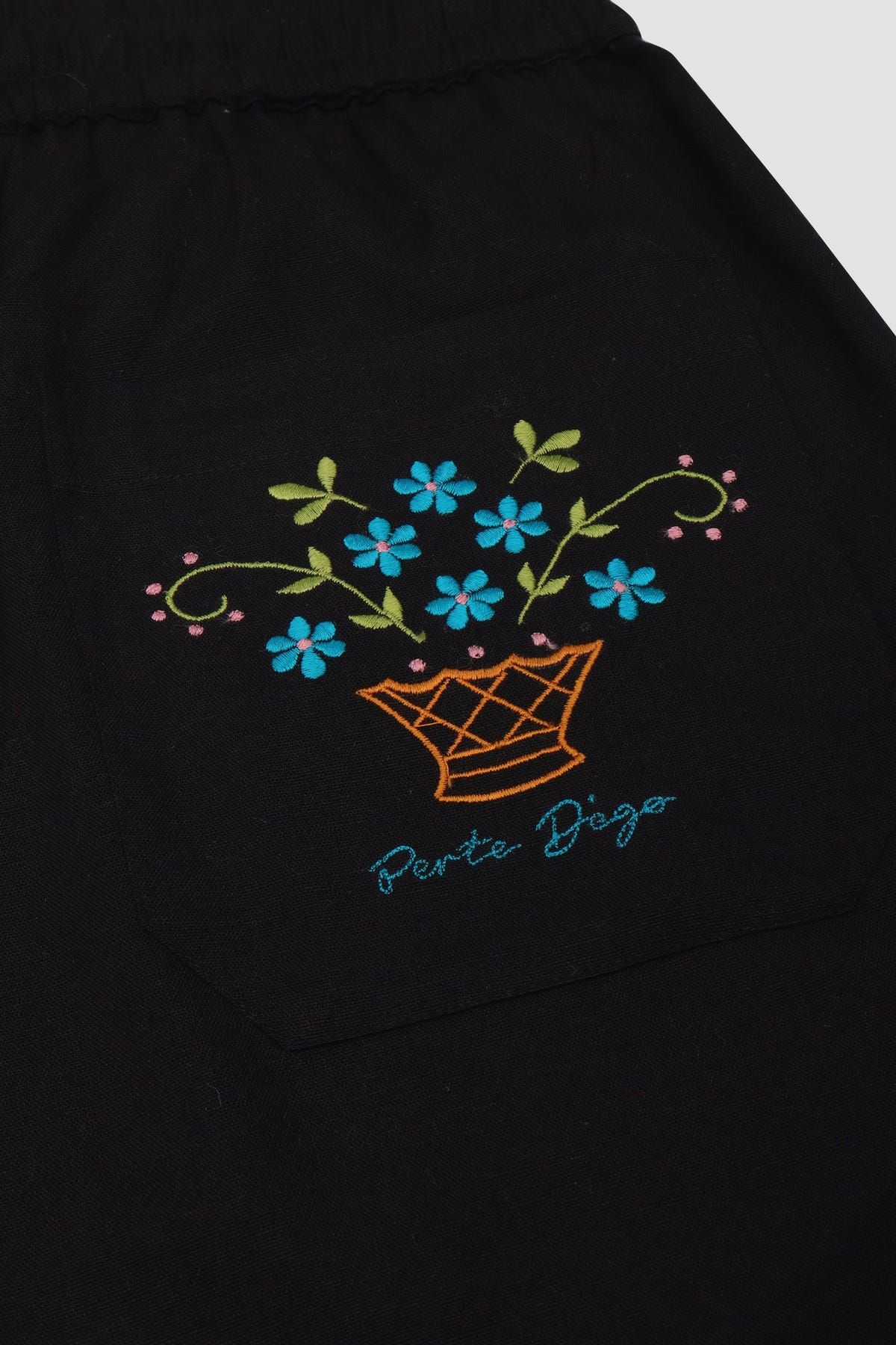 "Le Sicily" embroidered lounge pants - image 4