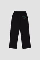 "Le Sicily" embroidered lounge pants view 5