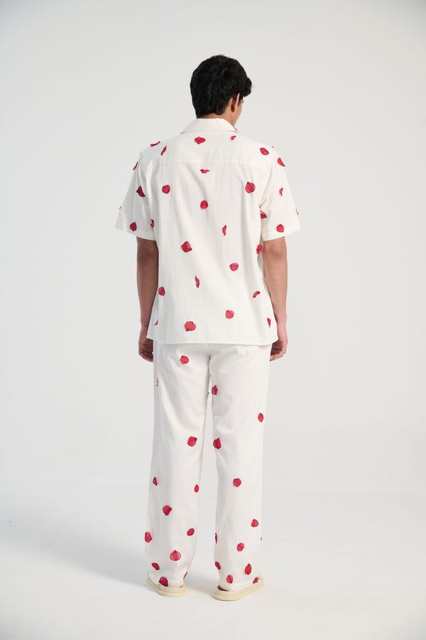 Perte D'ego — "Lover forever" hand embroidered lounge pants