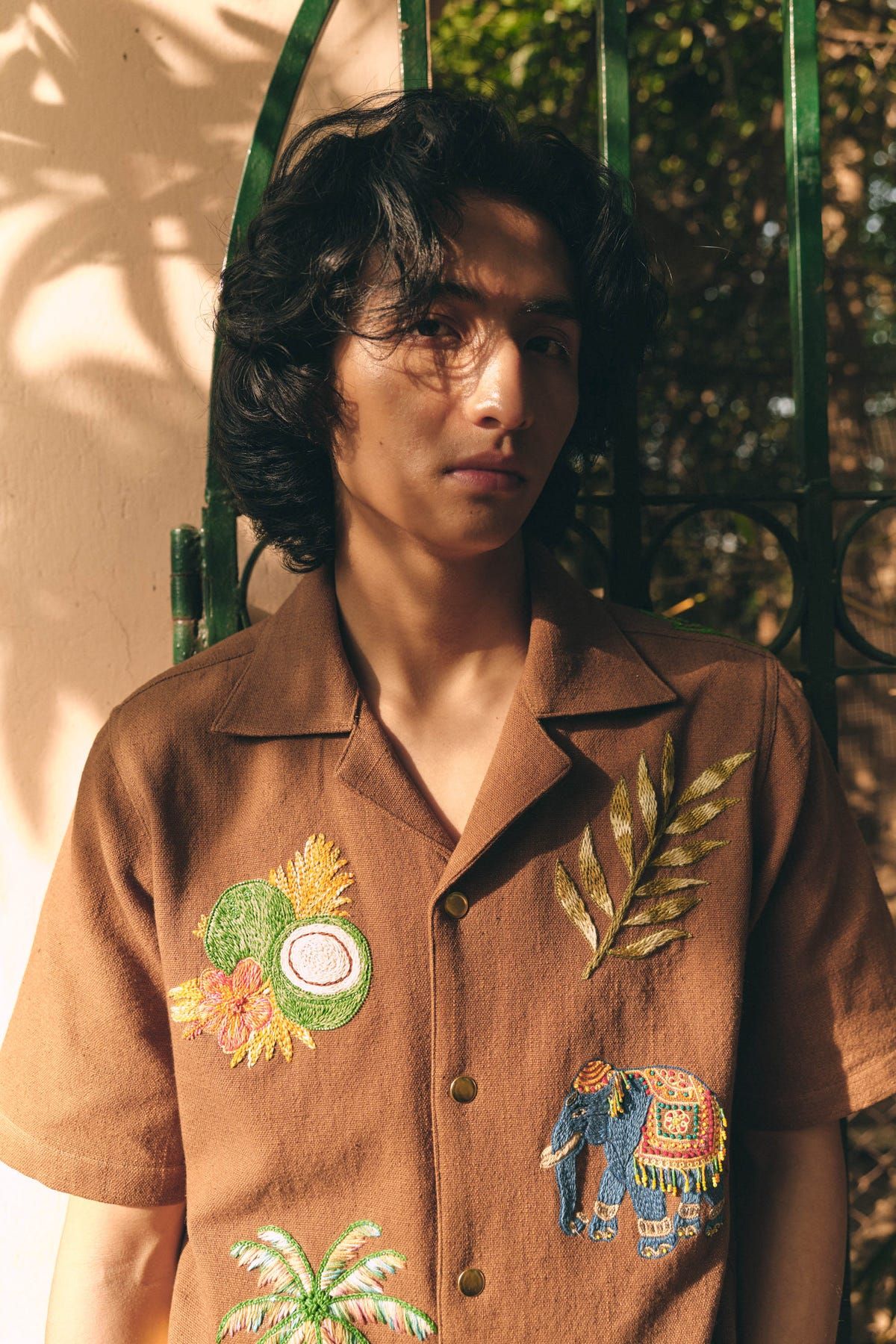 "Le scrapbook" hand embroidered Shirt - image 2