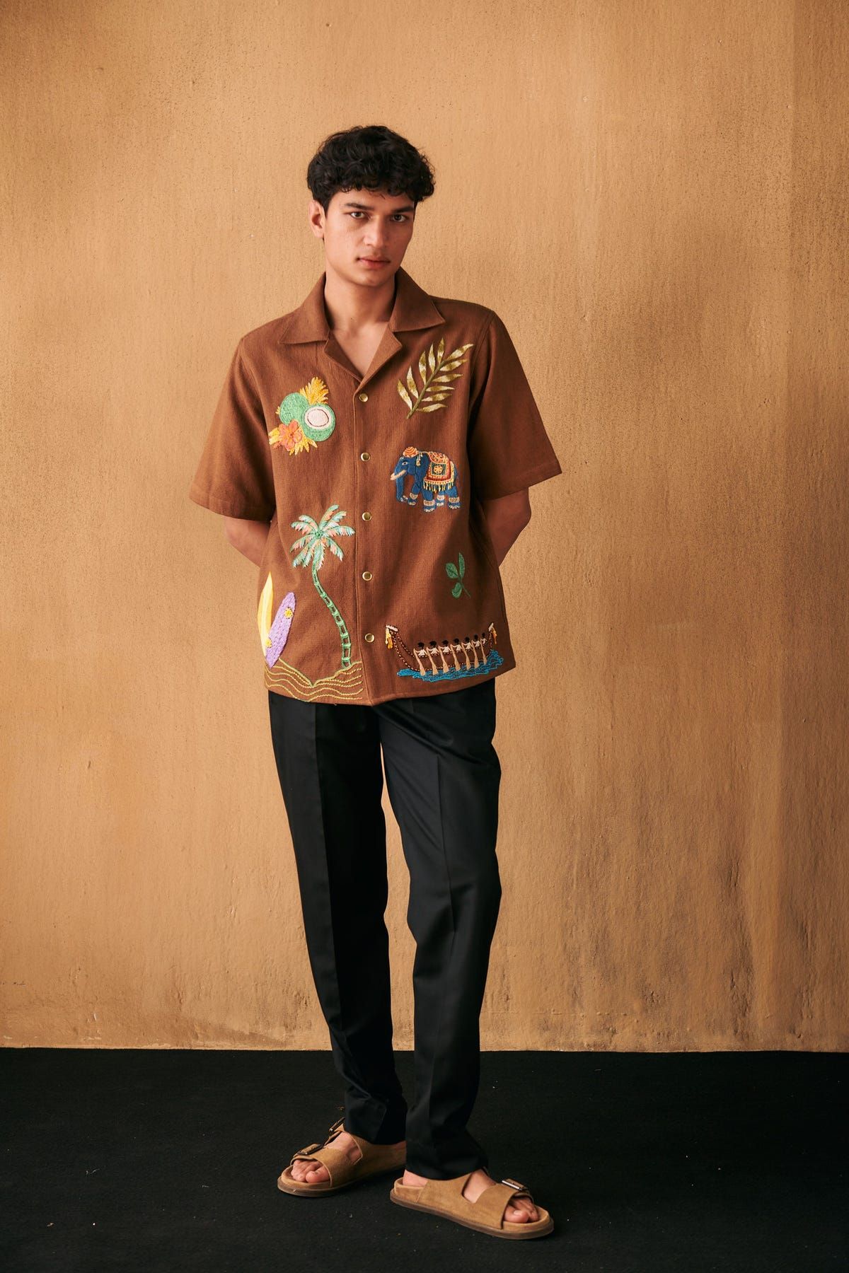 "Le scrapbook" hand embroidered Shirt - image 6