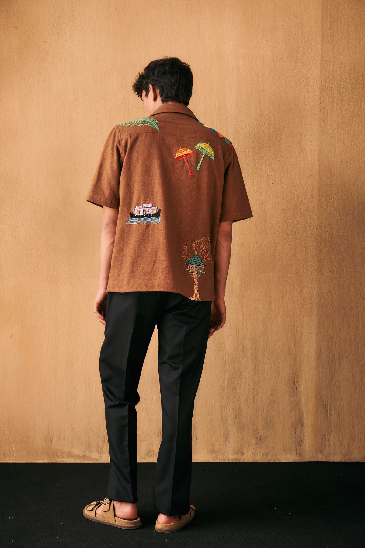 "Le scrapbook" hand embroidered Shirt - image 7
