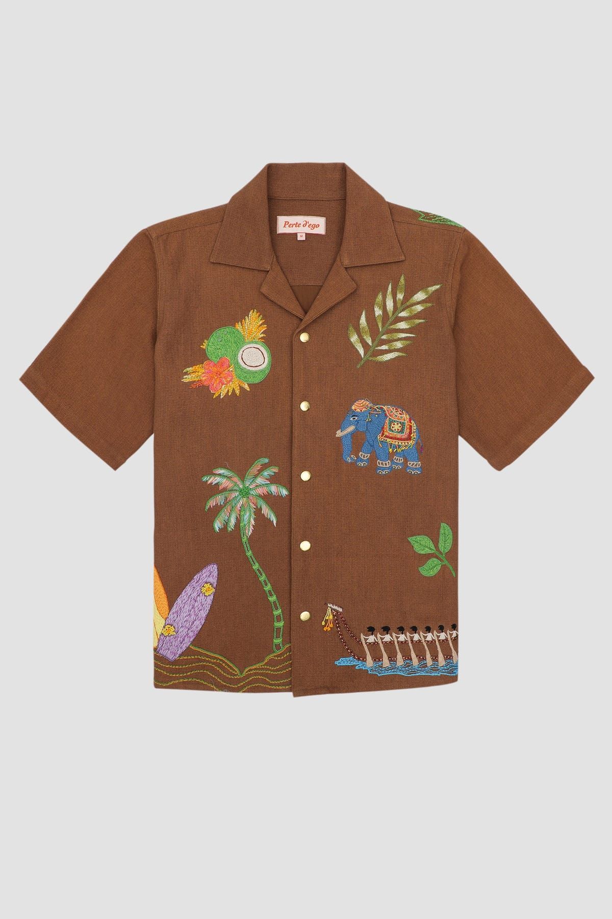 "Le scrapbook" hand embroidered Shirt - image 8
