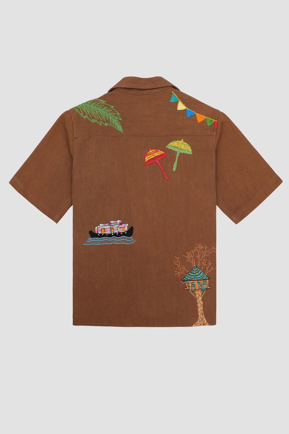 "Le scrapbook" hand embroidered Shirt - image 9