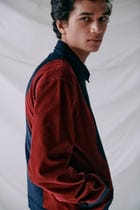 Wavy patchwork racer jacket view 4