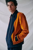 Wavy patchwork racer jacket view 5