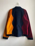 Wavy patchwork racer jacket view 6