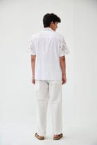 “Le Sicily” embroidered shirt- White view 6